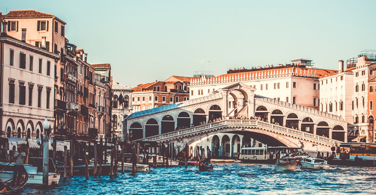 Il Canal Grande a Venezia