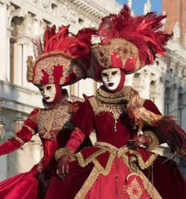 Masques dans le Carnaval de Venise